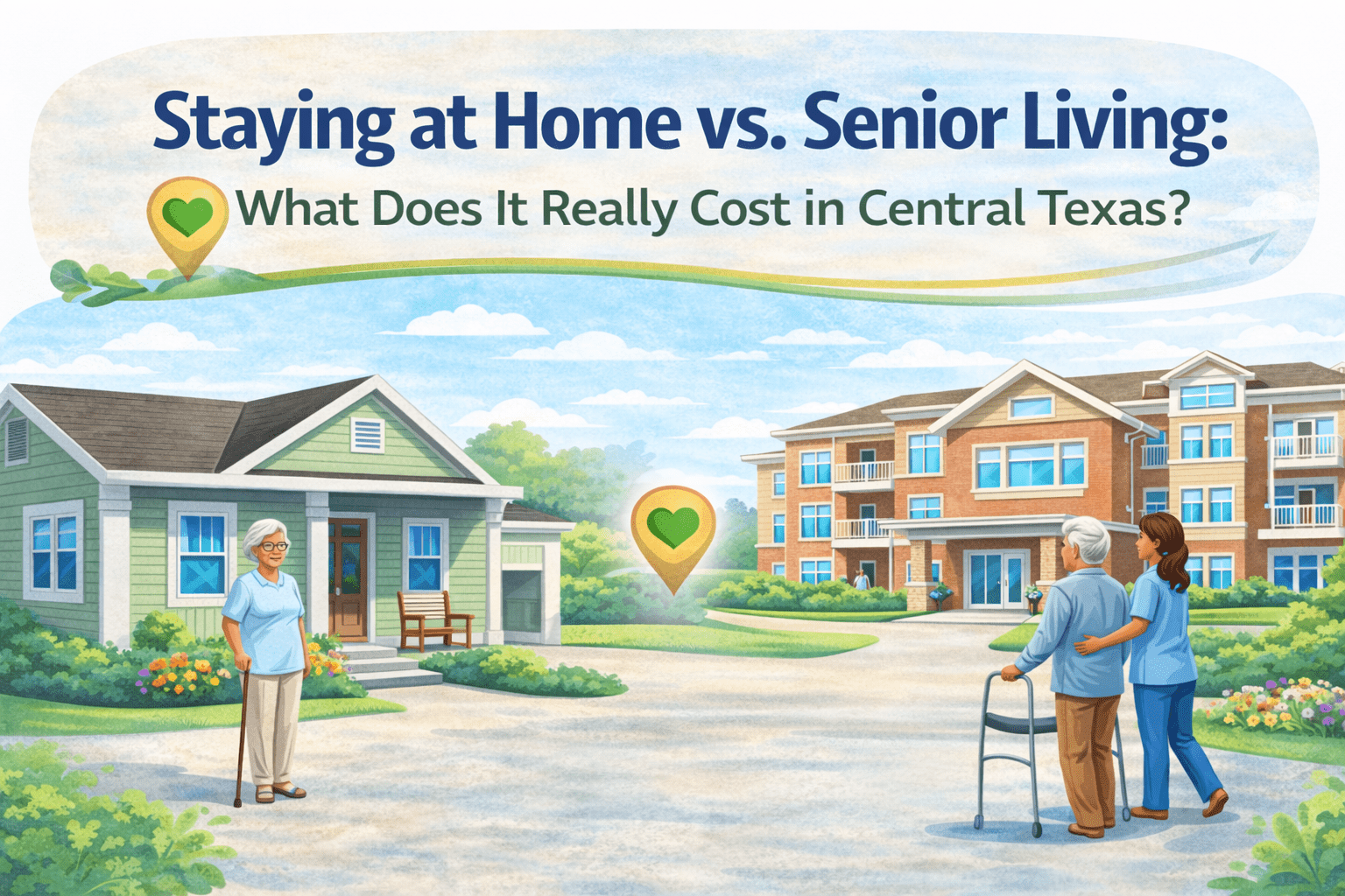 Staying at Home vs. Senior Living: What Does It Really Cost in Central Texas?
