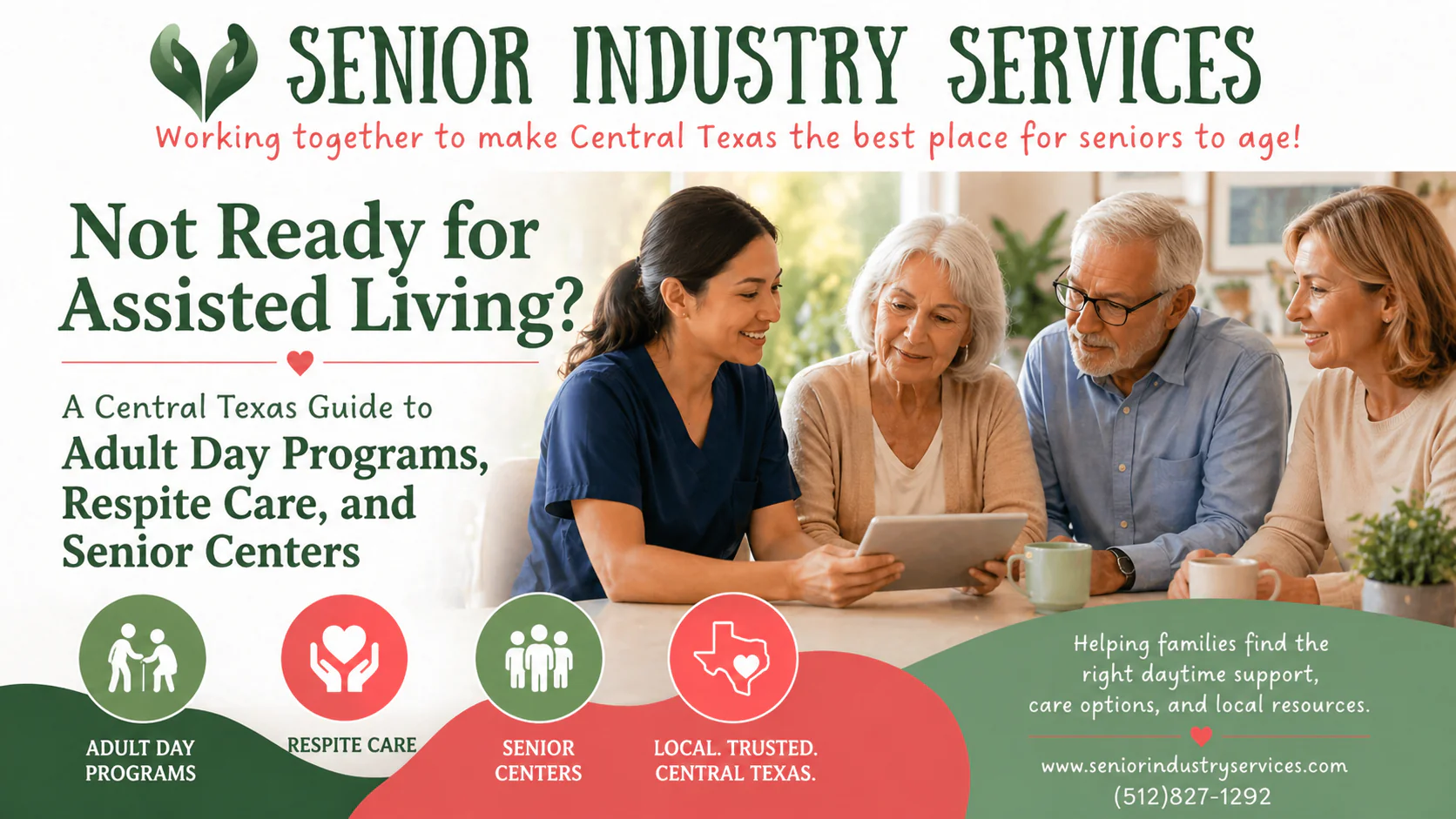 Not Ready for Assisted Living? A Central Texas Guide to Adult Day Programs, Respite Care, and Senior Centers