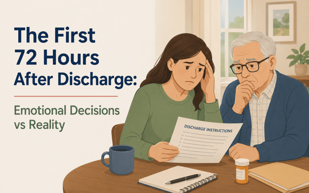 The First 72 Hours After Discharge: Emotional Decisions vs Reality